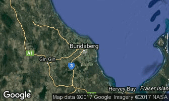 Map of Bundaberg