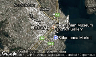 Map of Hobart