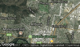 Map of Albury