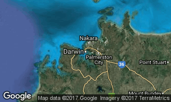 Map of Darwin