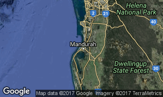 Map of Mandurah