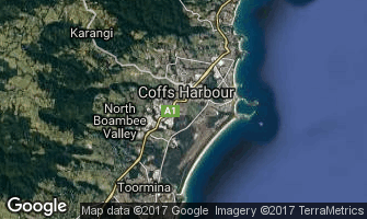Map of Coffs Harbour