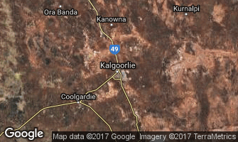 Map of Kalgoorlie