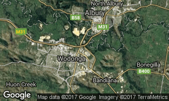 Map of Wodonga