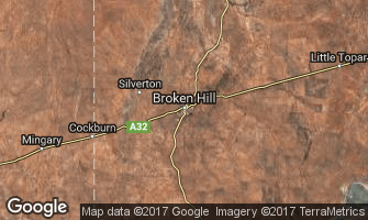 Map of Broken Hill