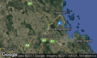Map of Rockhampton